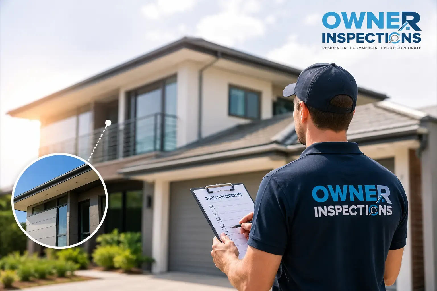 Independent inspection by an Owner Inspections inspector reviewing a home during construction