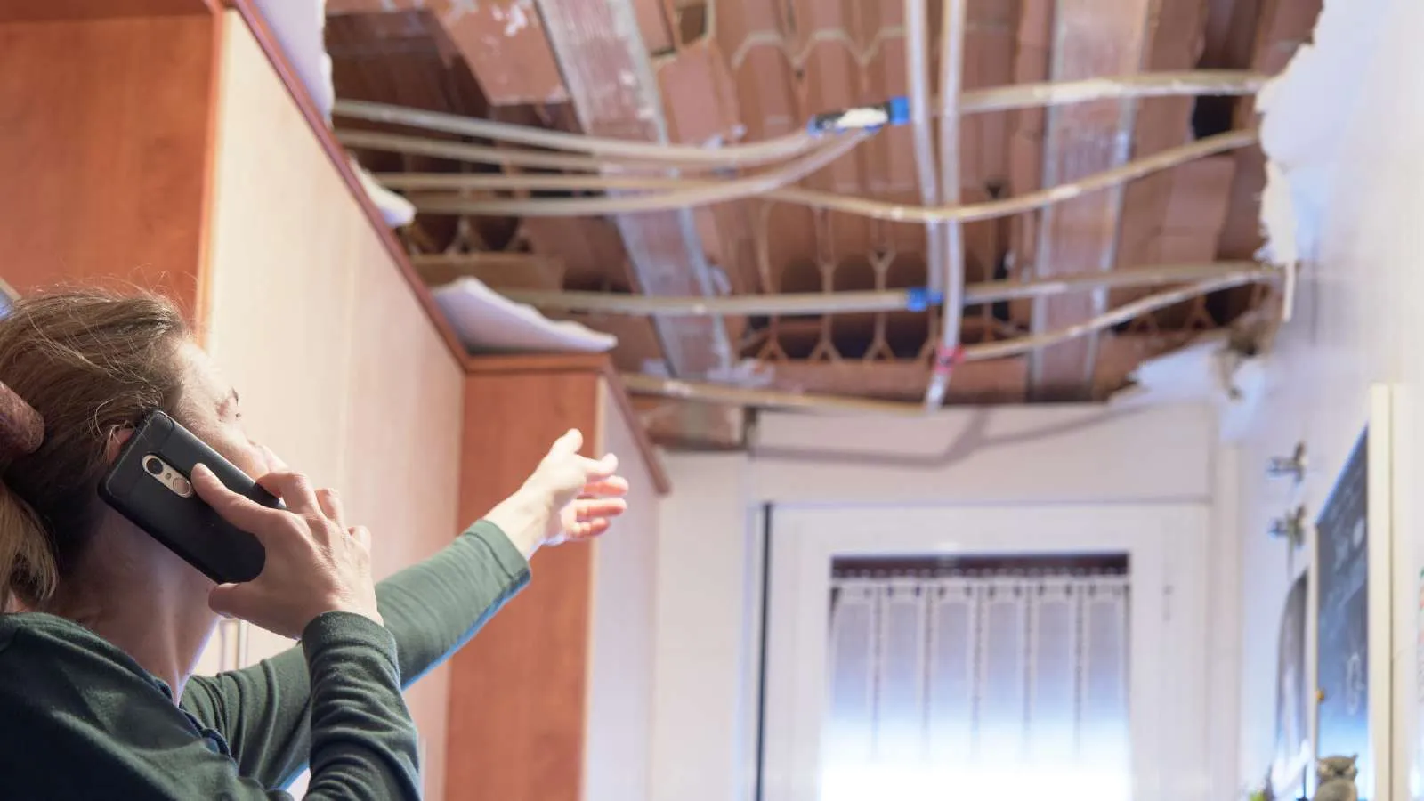 Building inspector conducting a defect investigation on a Brisbane residential property