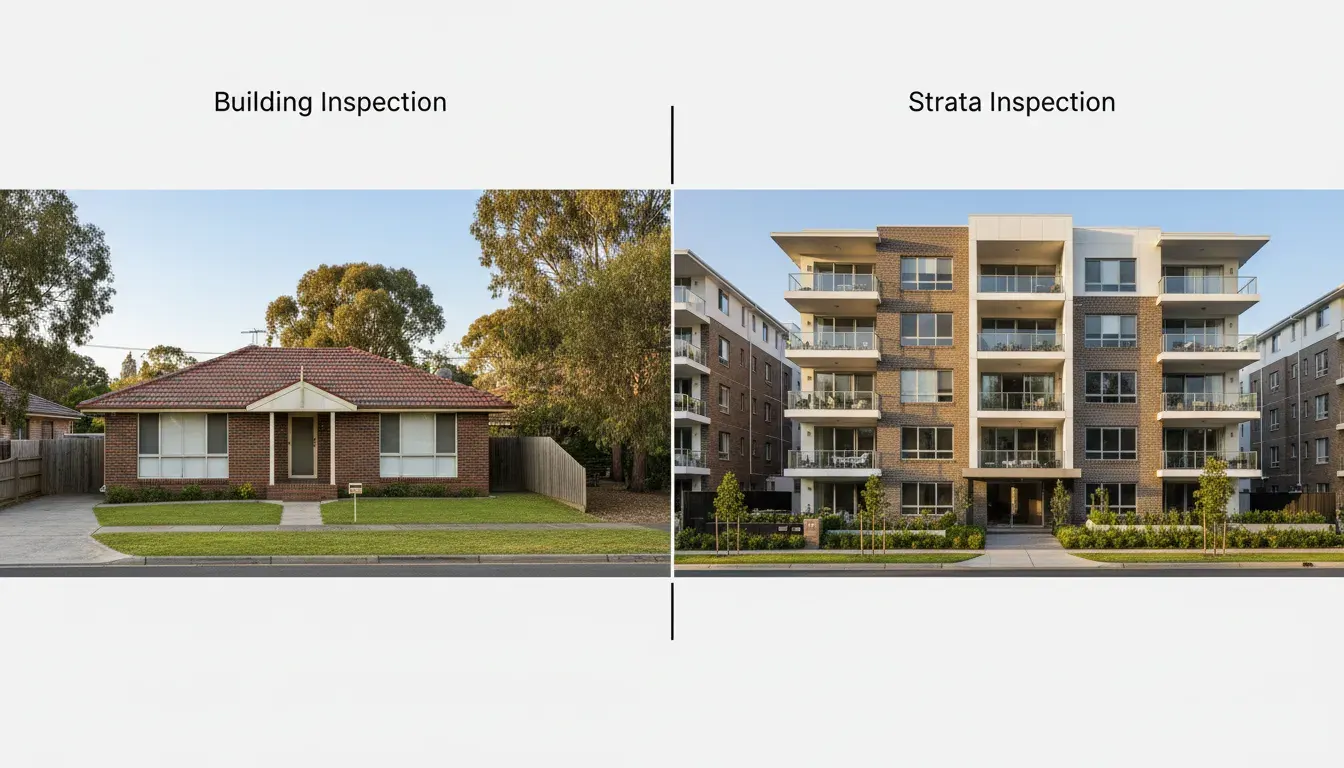 What Is the Difference Between a Building Inspection and a Strata Inspection?