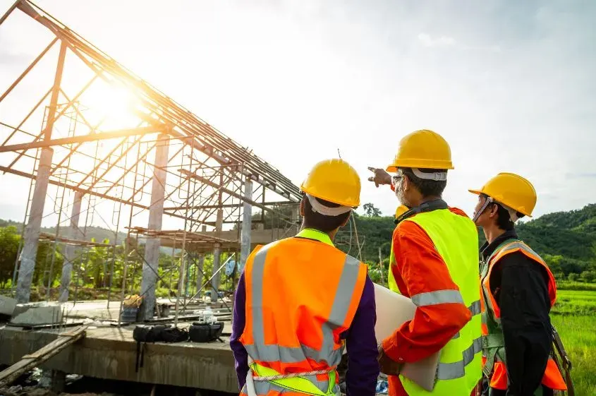 Building inspector documenting property condition for a dilapidation report in Sydney