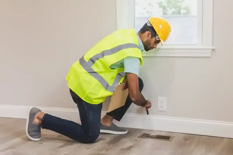 Gold Coast home interior being assessed for mould growth by a professional inspector