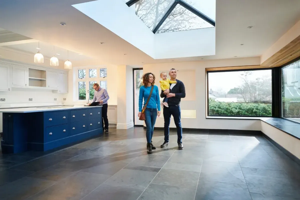 Property buyer inspecting a Geelong home during a pre-purchase assessment