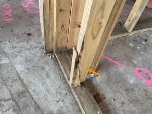 Frame Stage Defect - Before