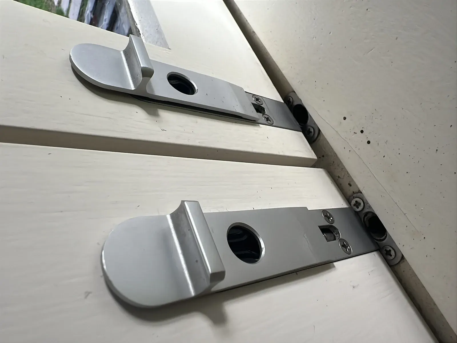 External door lock on a Victorian rental tested during a minimum standards inspection