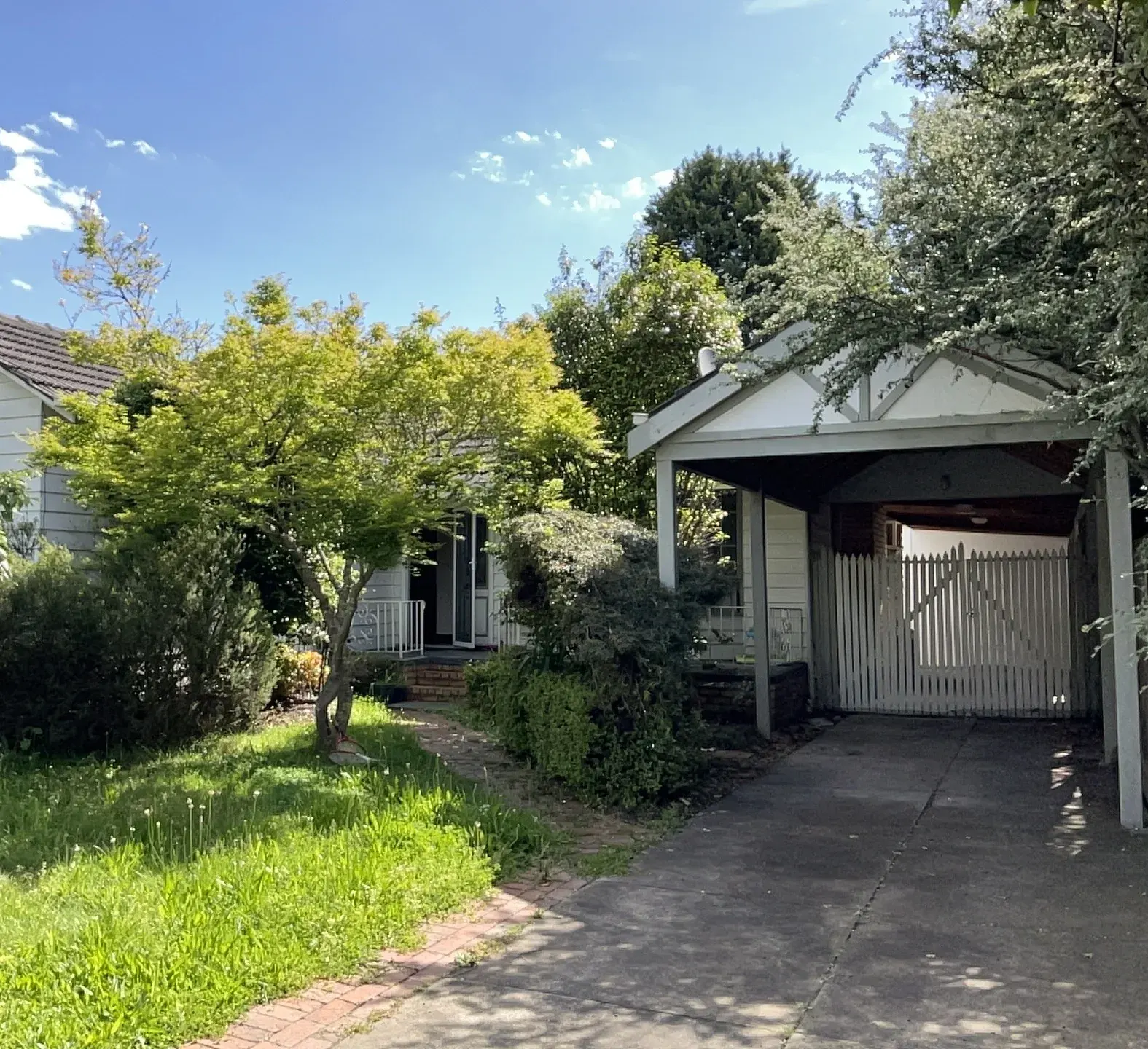Victorian weatherboard rental home inspected against the minimum standards