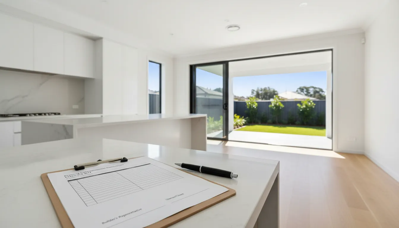 A Practical Completion Inspection (PCI) or handover inspection is where a defects list often gets created. In QLD, the QBCC describes defects and incomplete work being documented in a defects list at the practical completion inspection, usually signed by both parties.