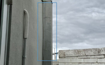 building dilapidation report - defect downpipe
