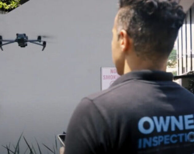 starting a drone inspection